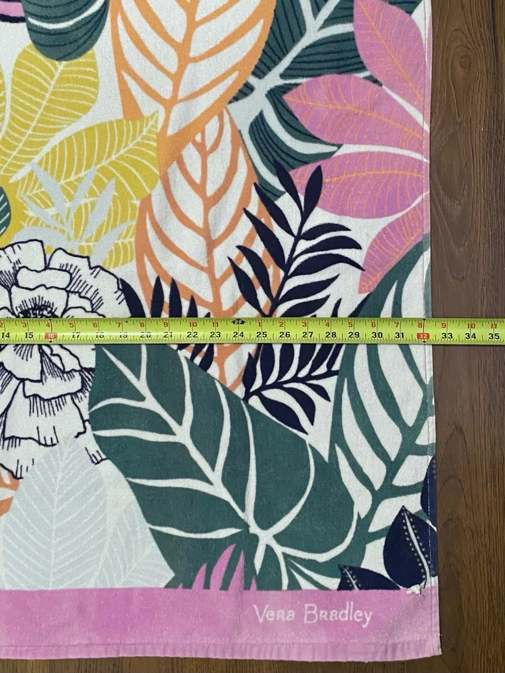 Vera Bradley Palm Floral Beach Towel